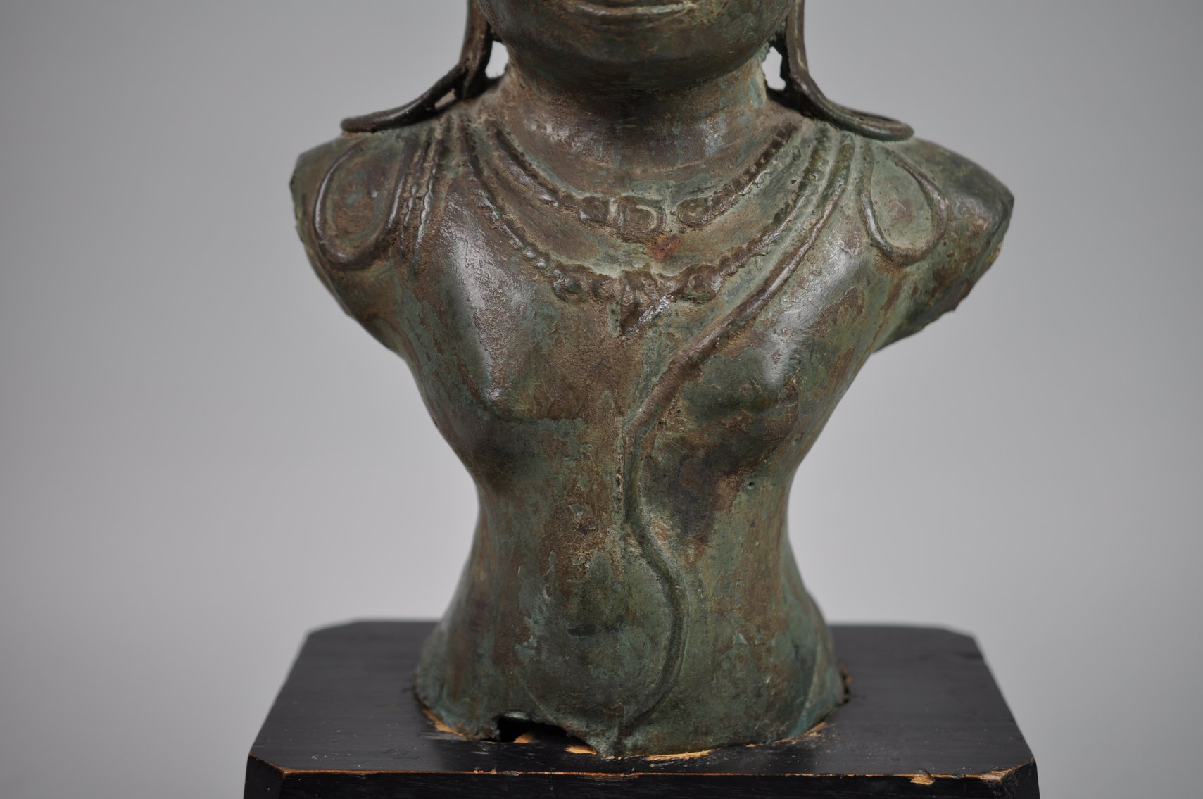 Bronze Buddha Diety Bust