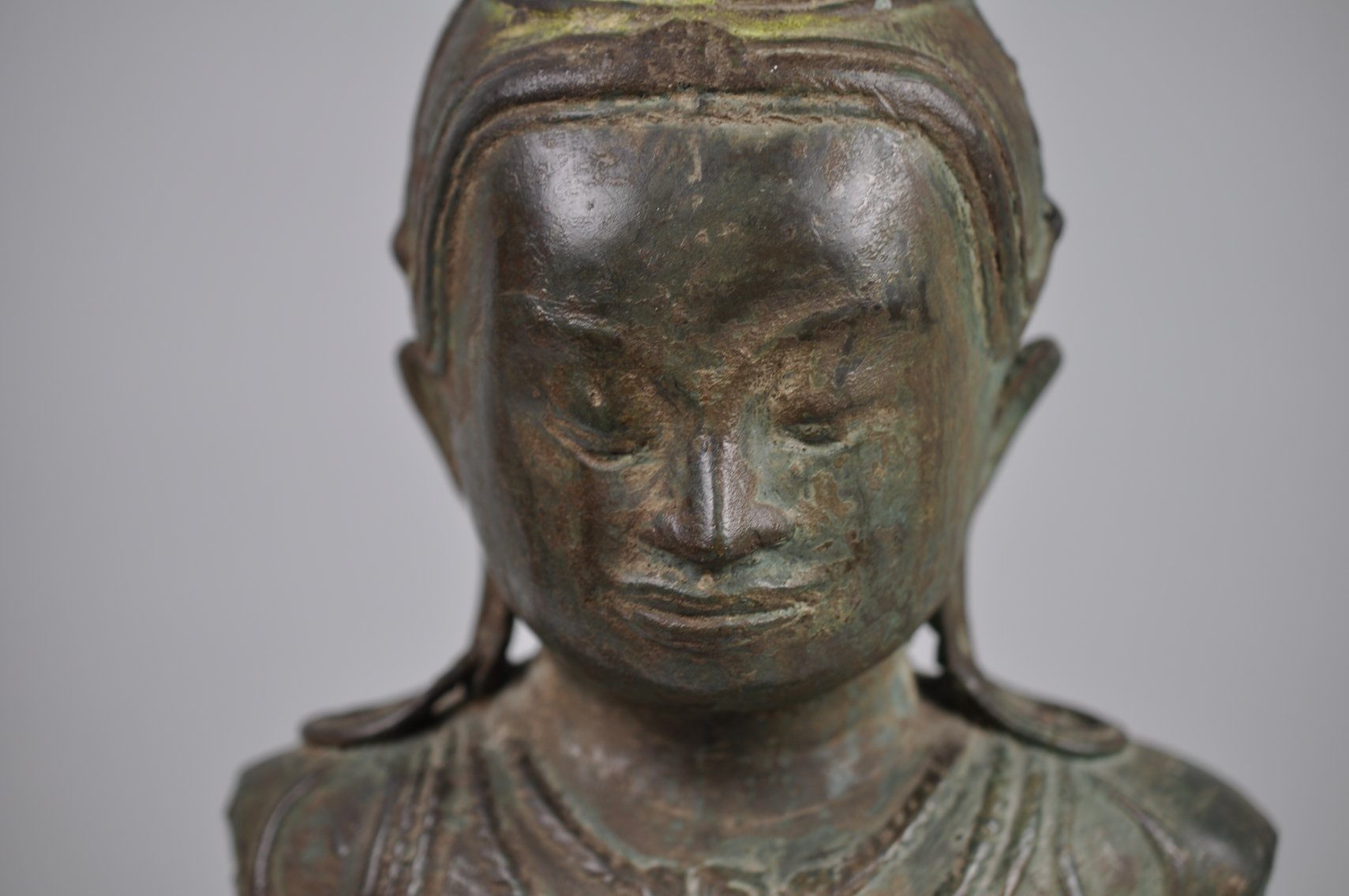Bronze Buddha Diety Bust