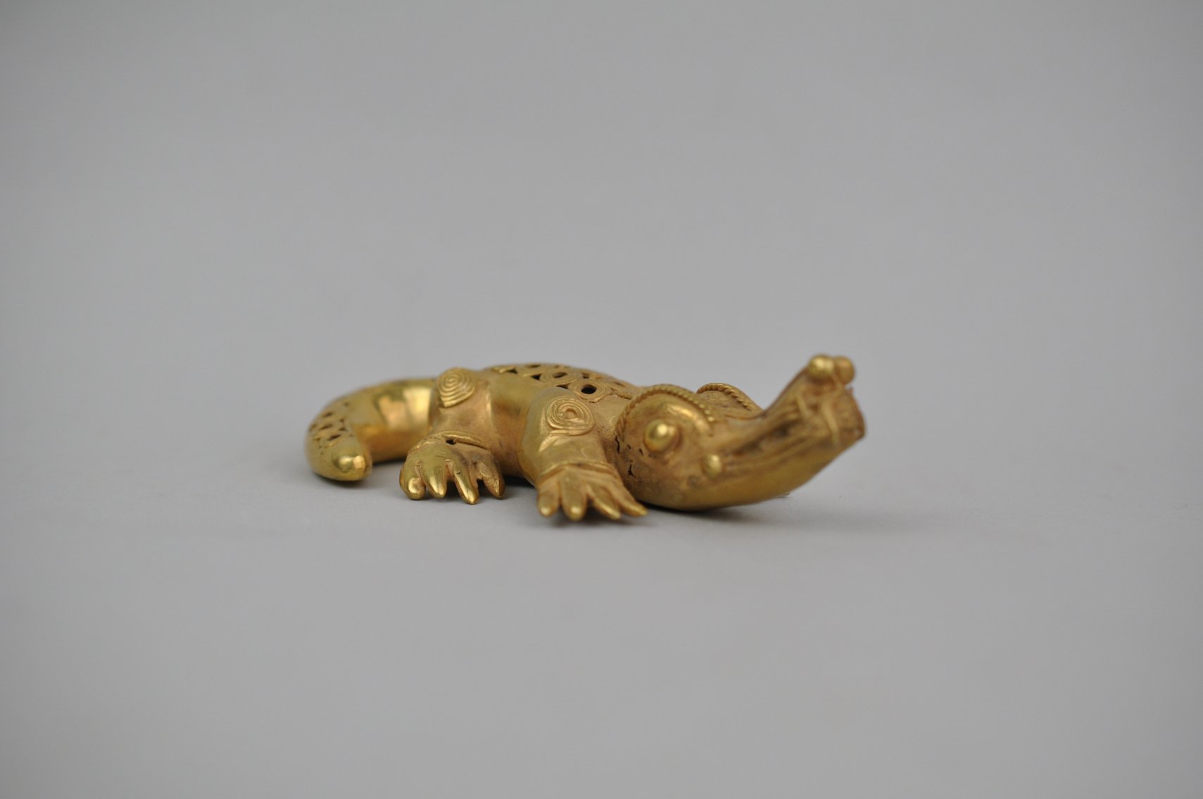 Zoomorphic Tairona Tumbaga Figure