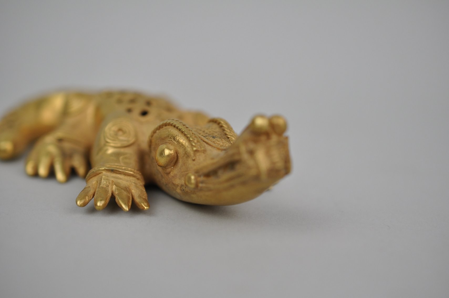 Zoomorphic Tairona Tumbaga Figure