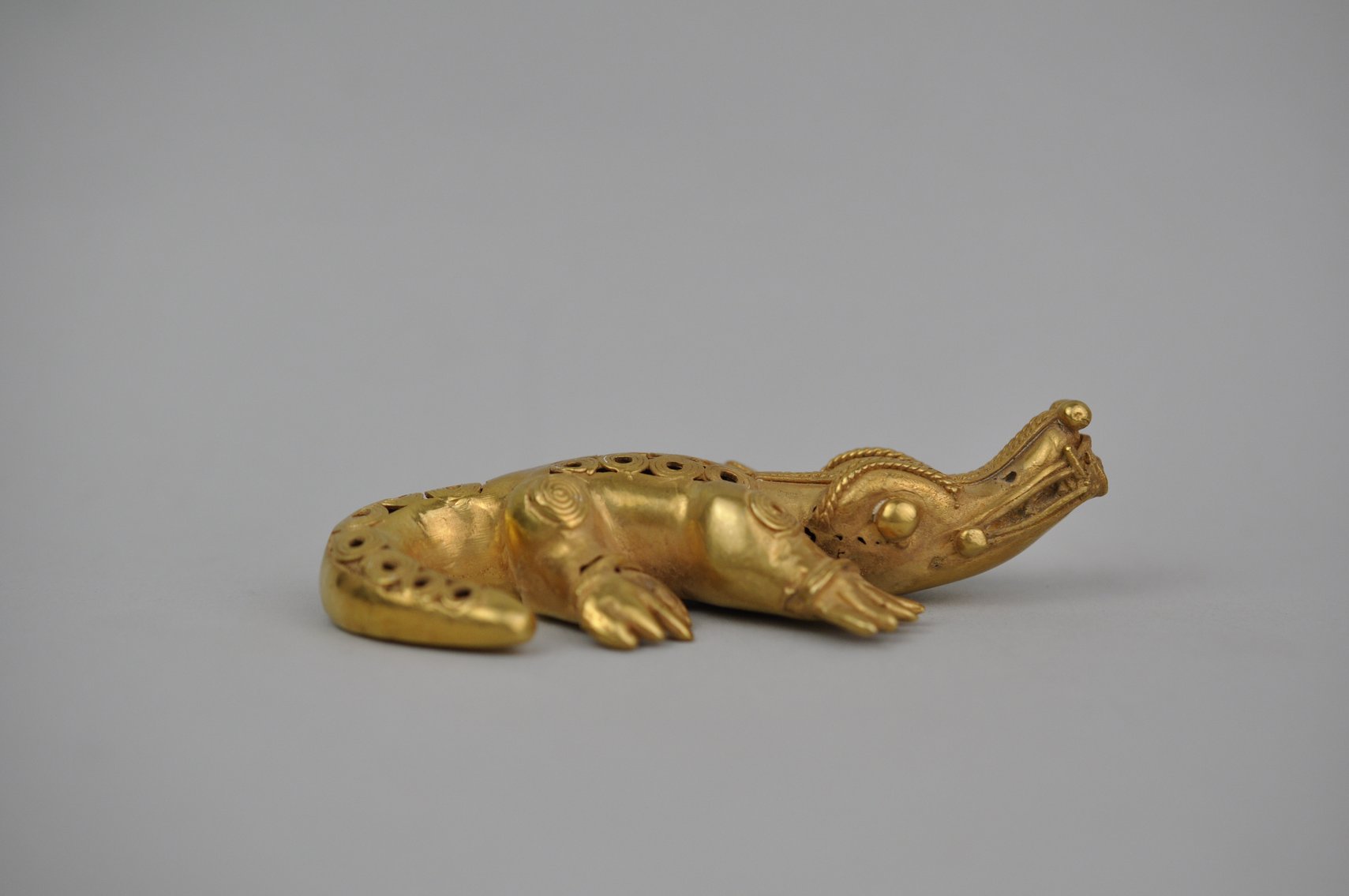 Zoomorphic Tairona Tumbaga Figure