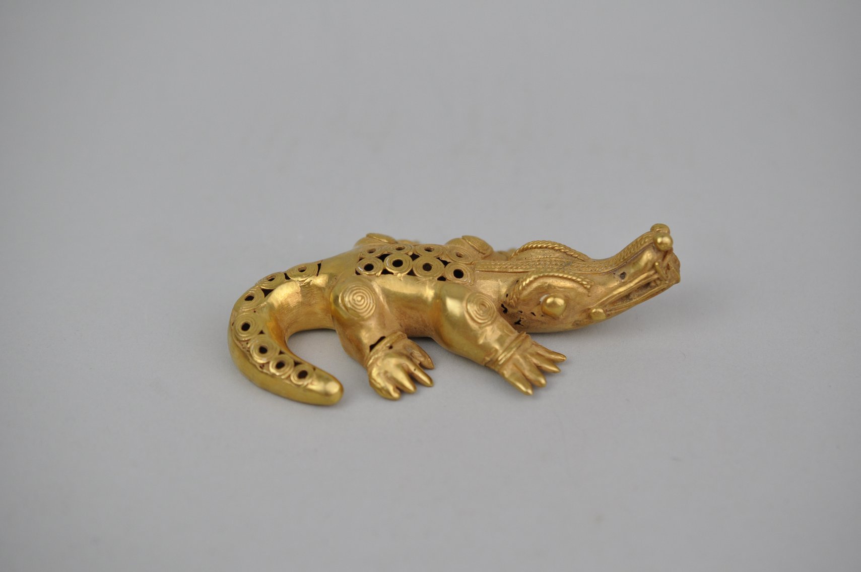 Zoomorphic Tairona Tumbaga Figure