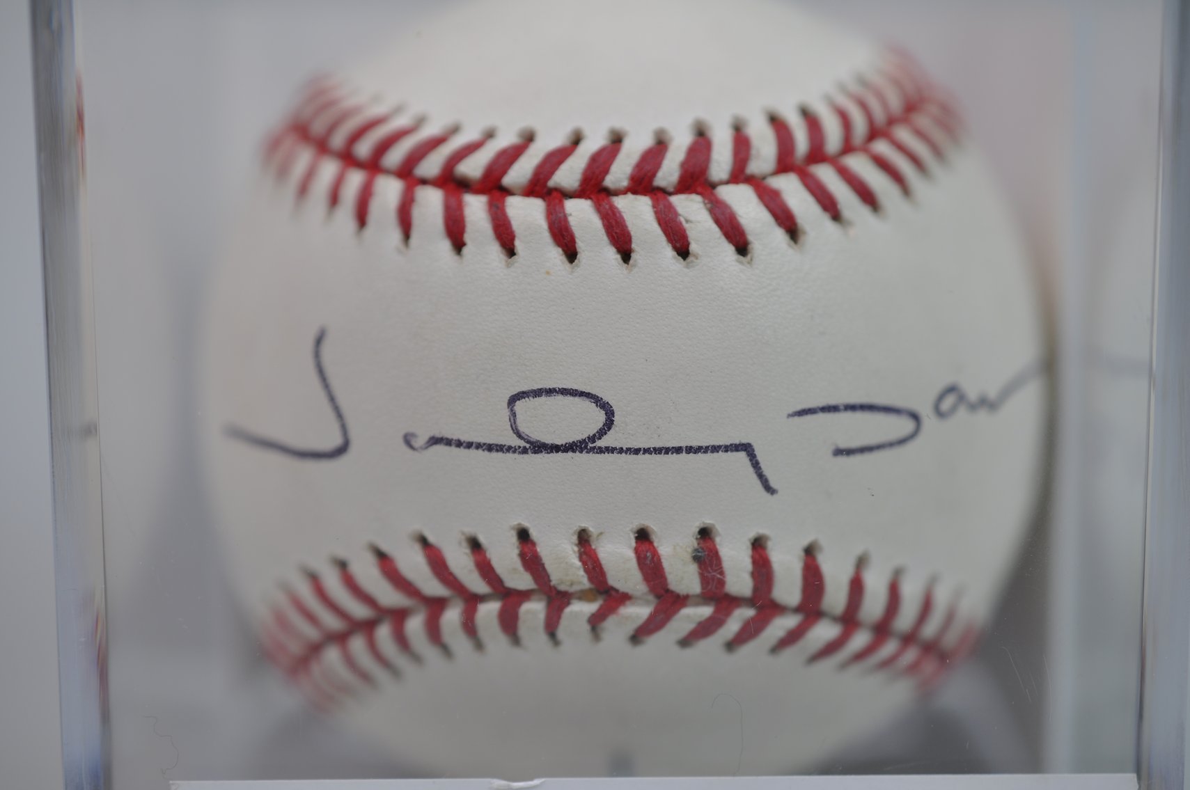 Johnny Damon Signed Baseball