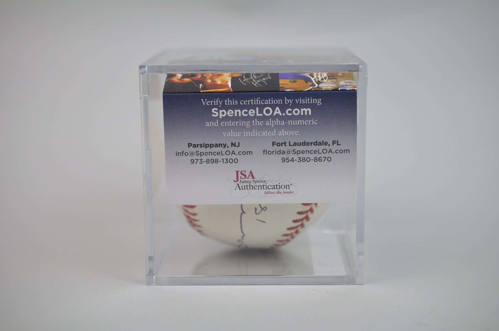 Johnny Damon Signed Baseball