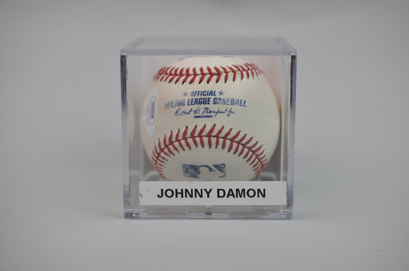 Johnny Damon Signed Baseball