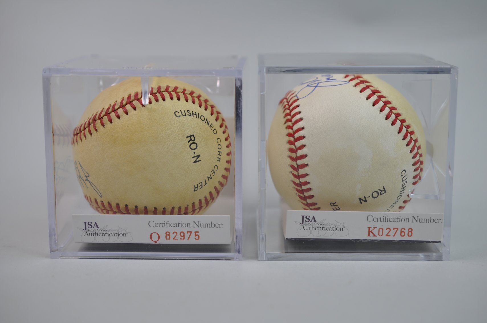 Autographed Baseballs- Joe Morgan & Juan Marichal
