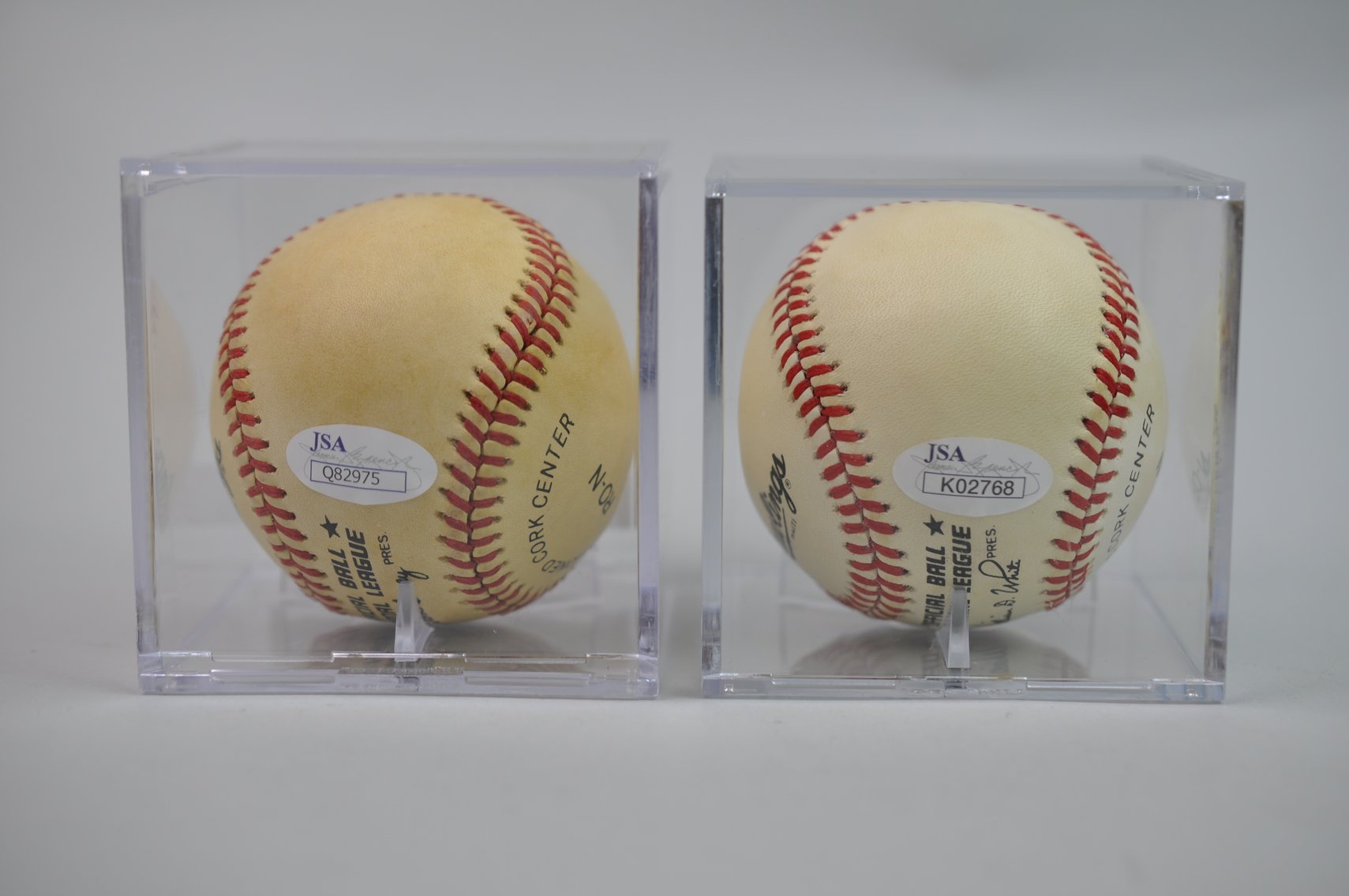 Autographed Baseballs- Joe Morgan & Juan Marichal