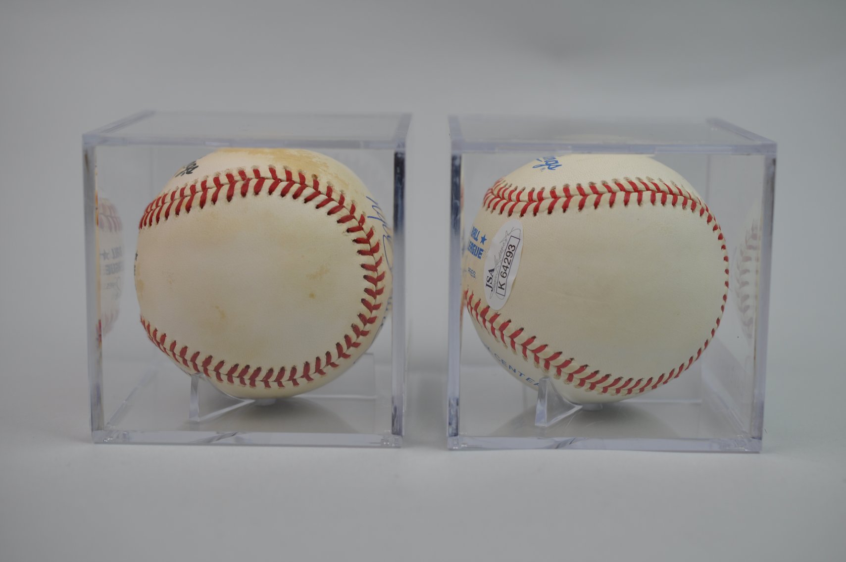 Baseballs Signed by Mike Schmidt and Dave Winfield