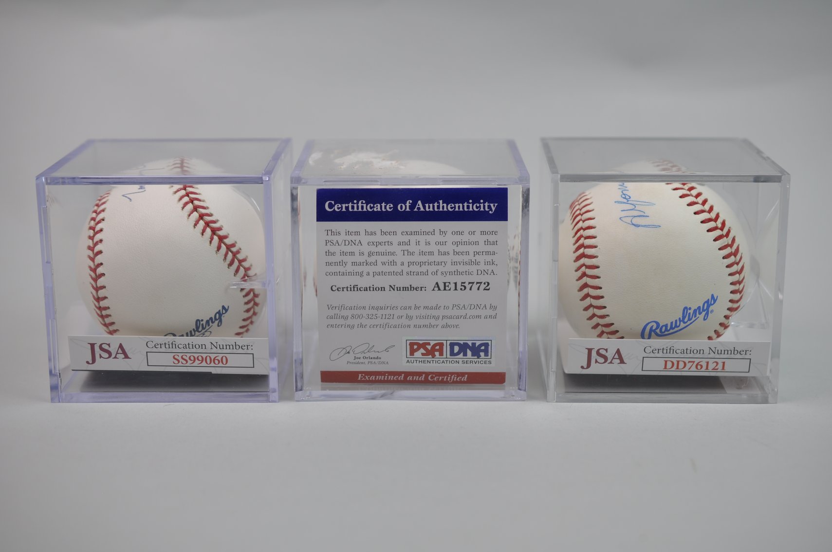 Signed Baseballs -"Players from the Analytic Era"
