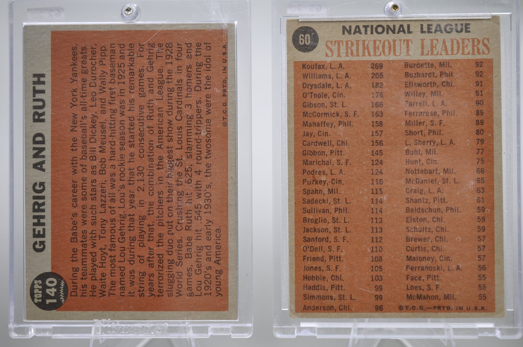 1962 Baseball Card Assortment