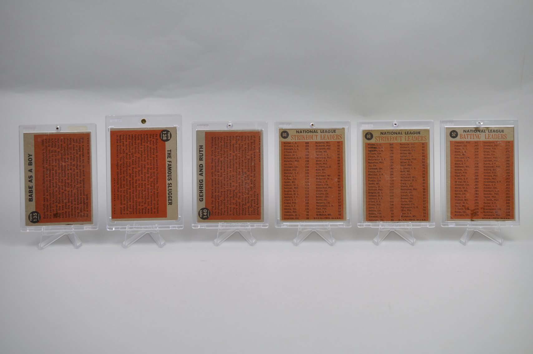 1962 Baseball Card Assortment