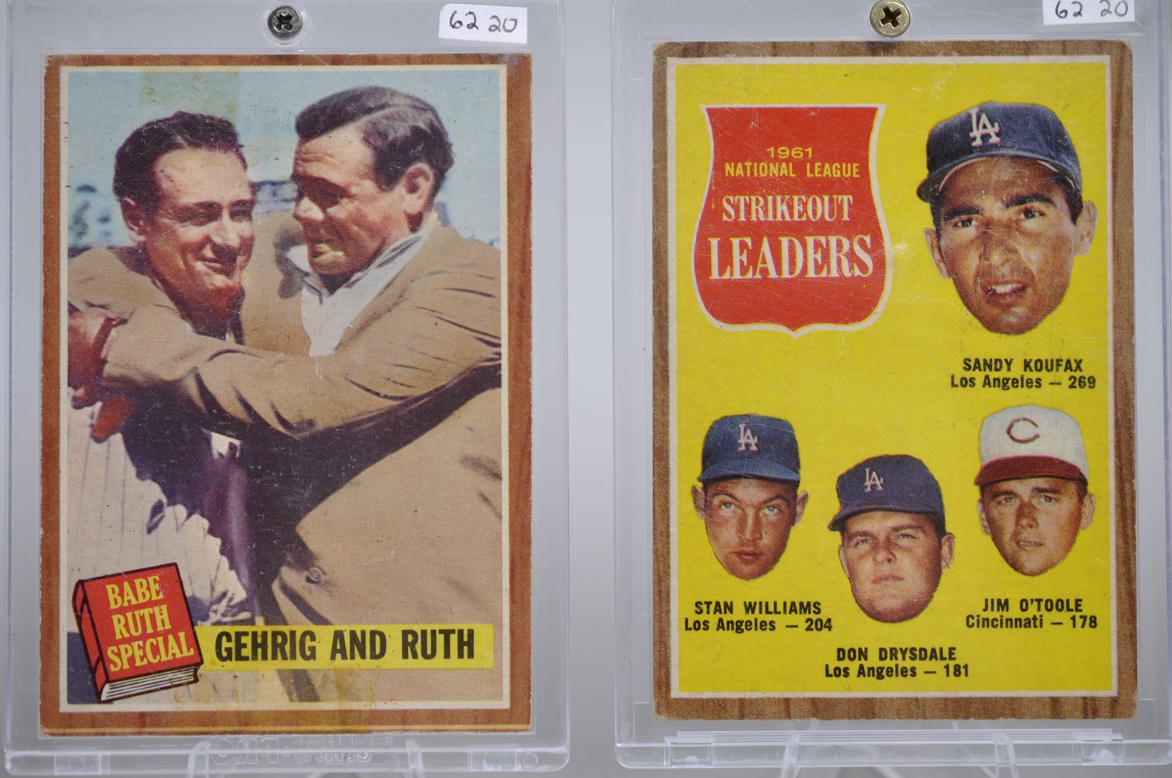 1962 Baseball Card Assortment