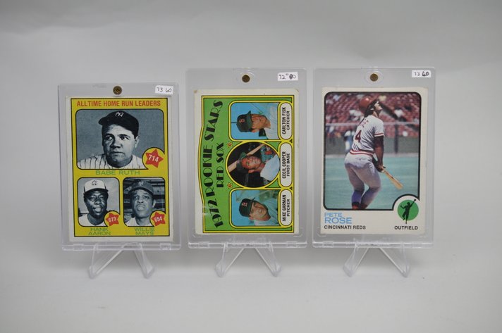 Mays, Rose, & 1972 Rookie Stars Card