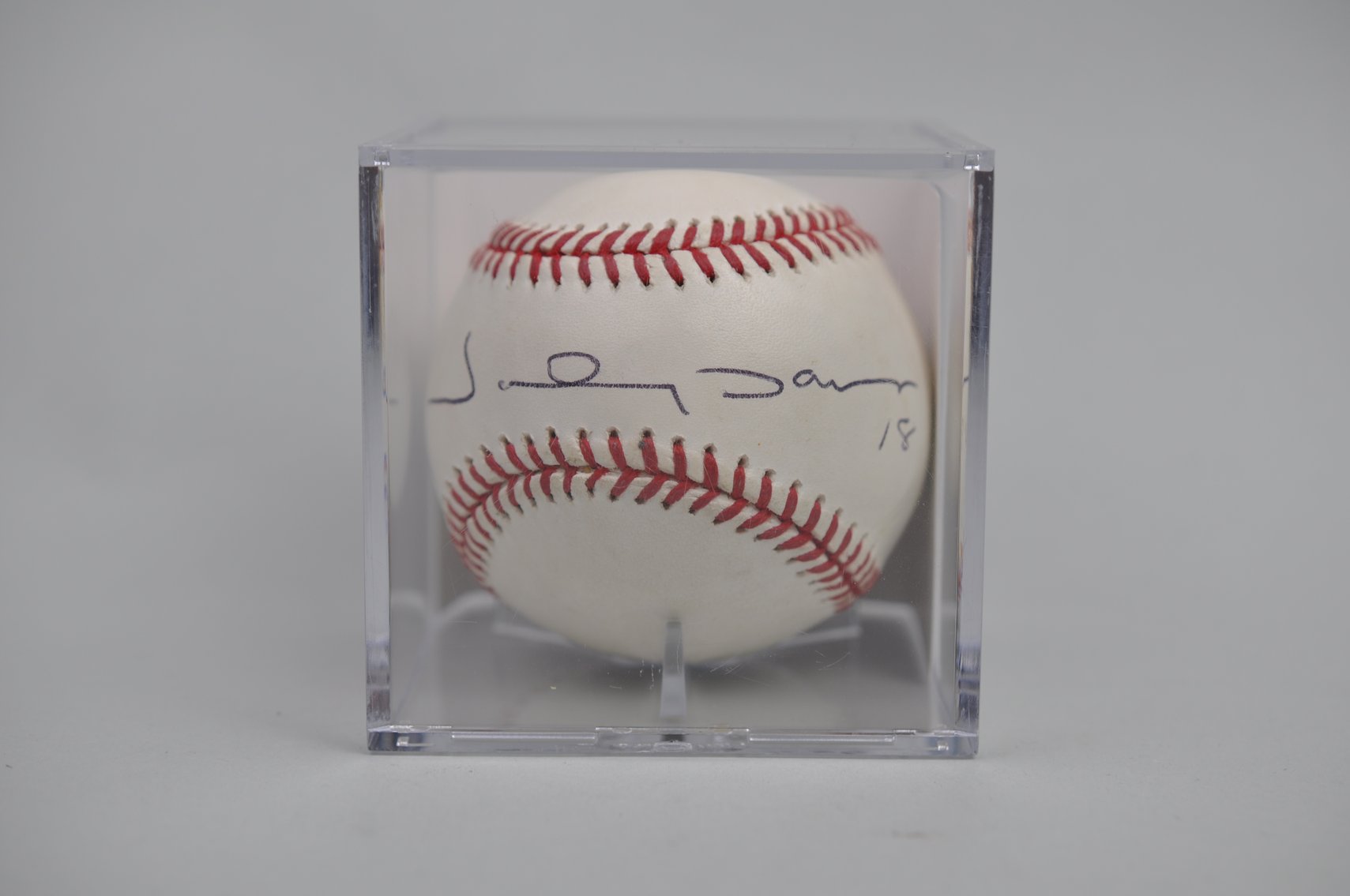 Johnny Damon Signed Baseball