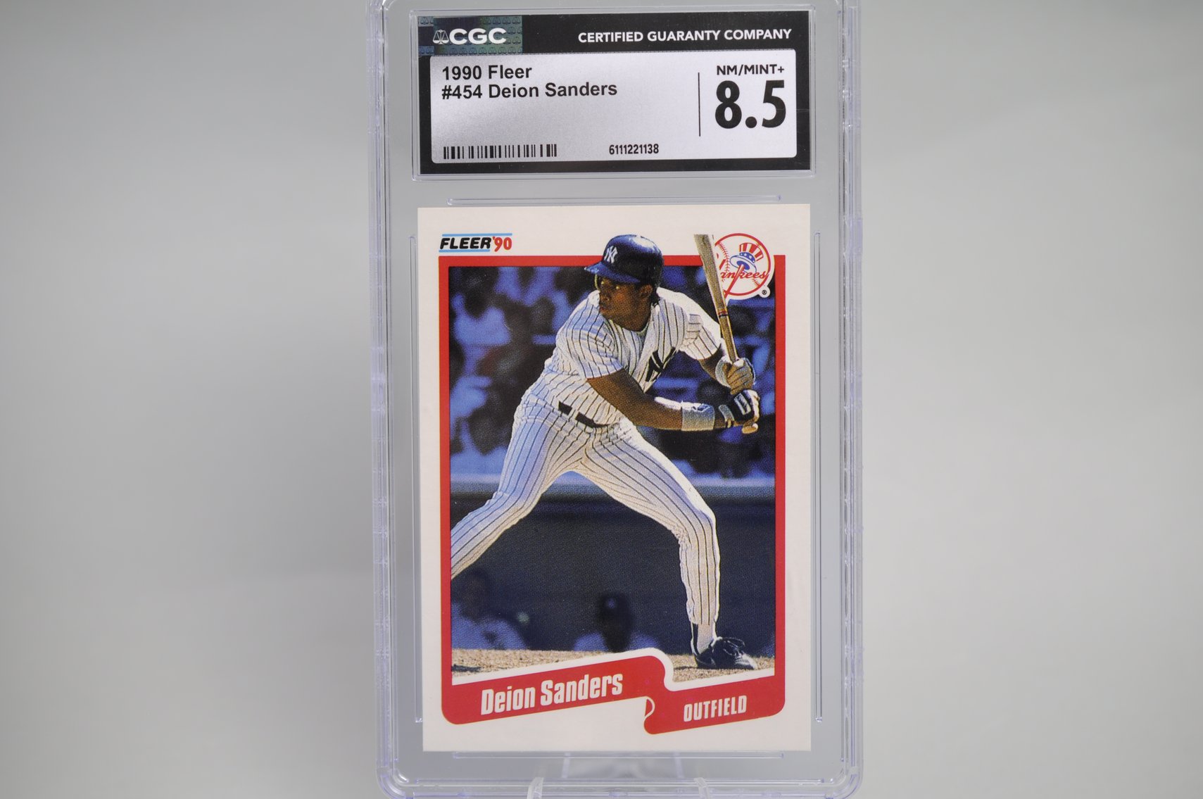 Deion Sanders Baseball & Football Rookie Cards