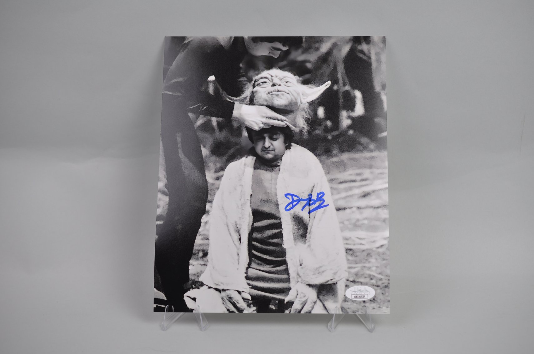 Photograph of Yoda Signed by Deep Roy