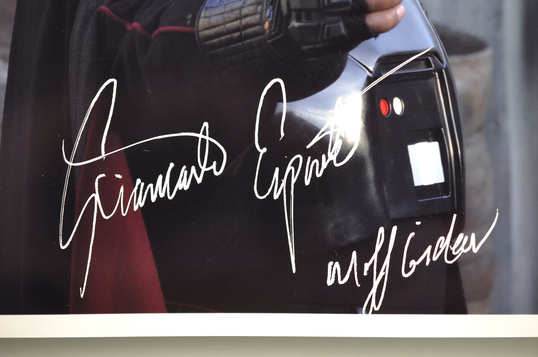 Photo Signed by Giancarlo Esposito/Moff Gideon