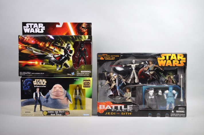 Set of Boxed Star Wars Toys