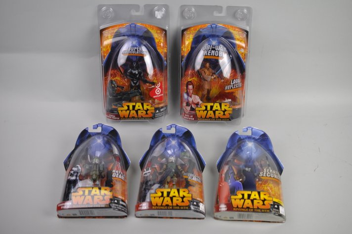 Unopened Star Wars Revenge of the Sith Figures