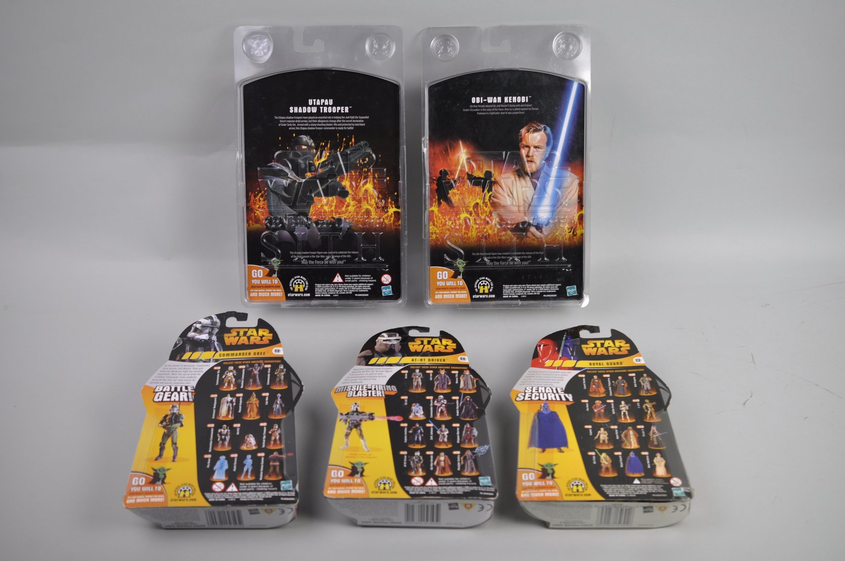 Unopened Star Wars Revenge of the Sith Figures