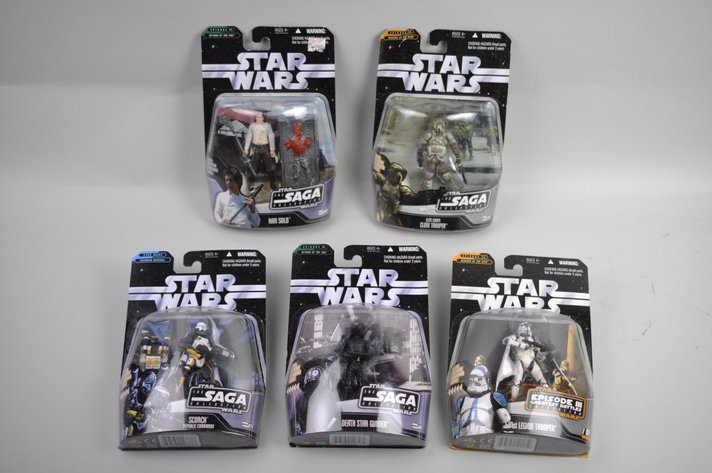 Unopened Star Wars The Saga Collection Figures