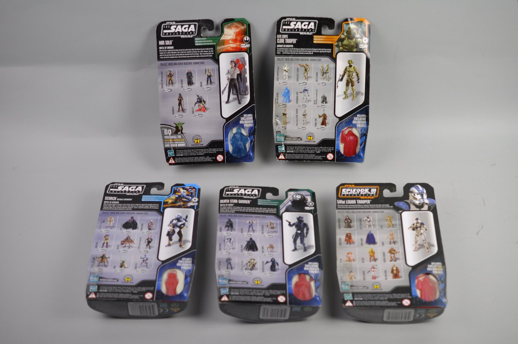 Unopened Star Wars The Saga Collection Figures