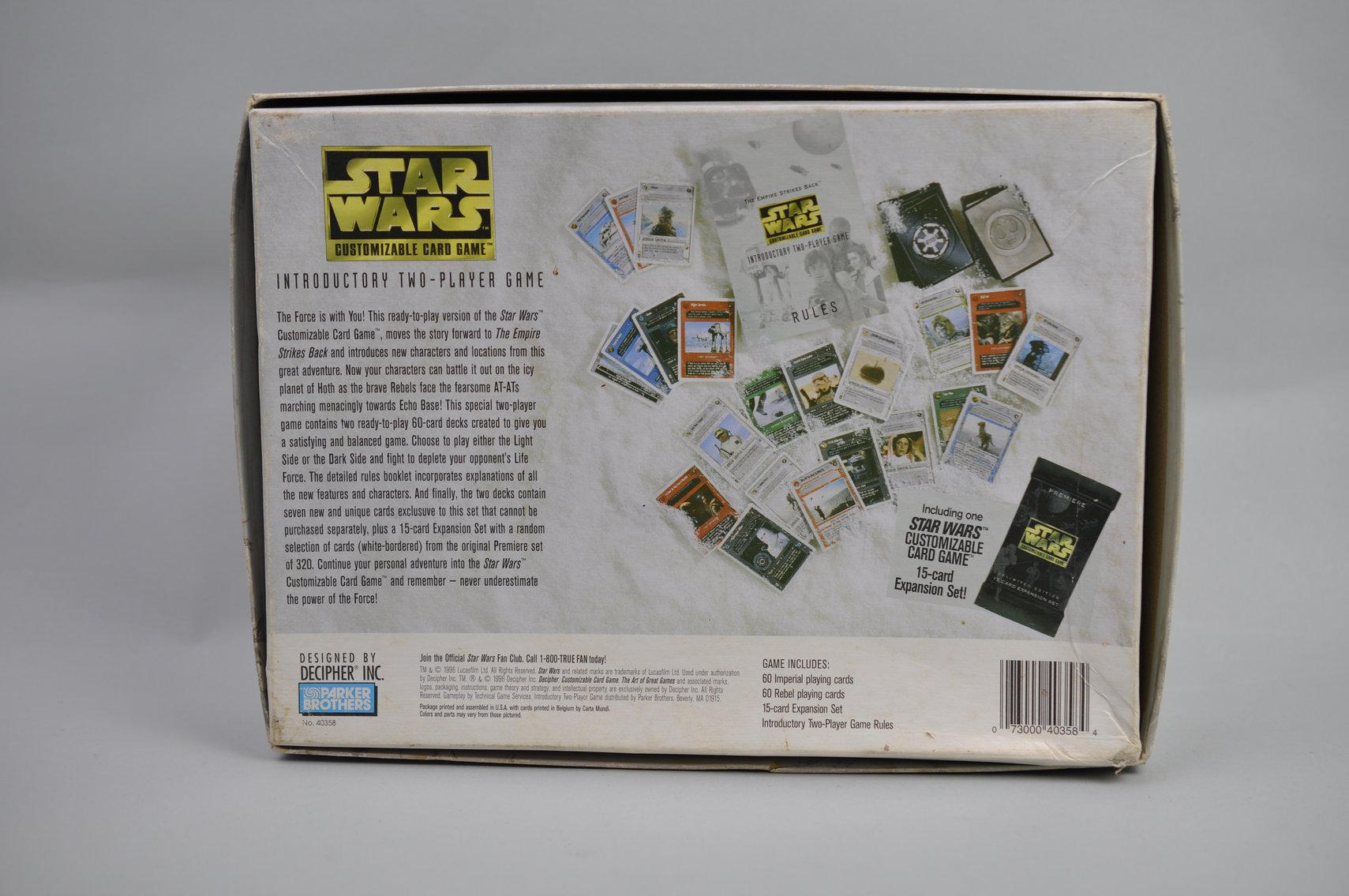 Star Wars Card Game & Case w/ Action Figures