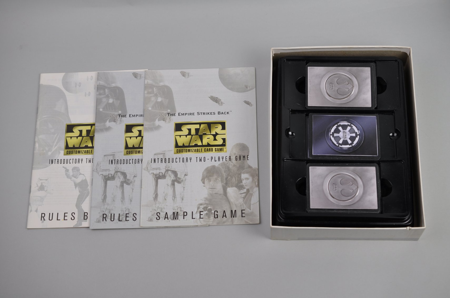 Star Wars Card Game & Case w/ Action Figures