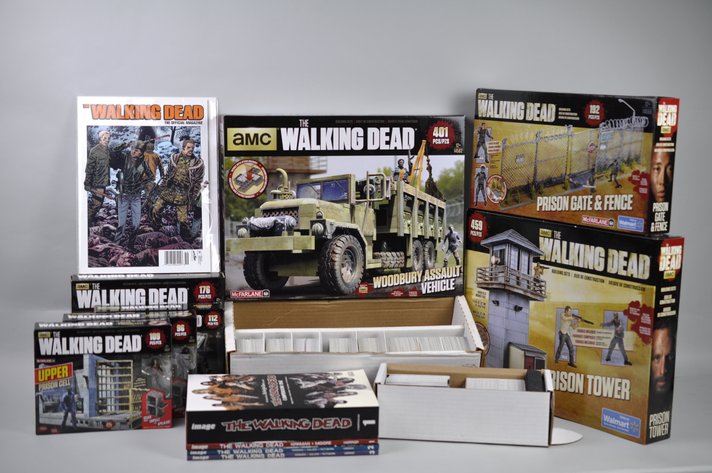 Walking Dead: Buildings, Cards, and Books
