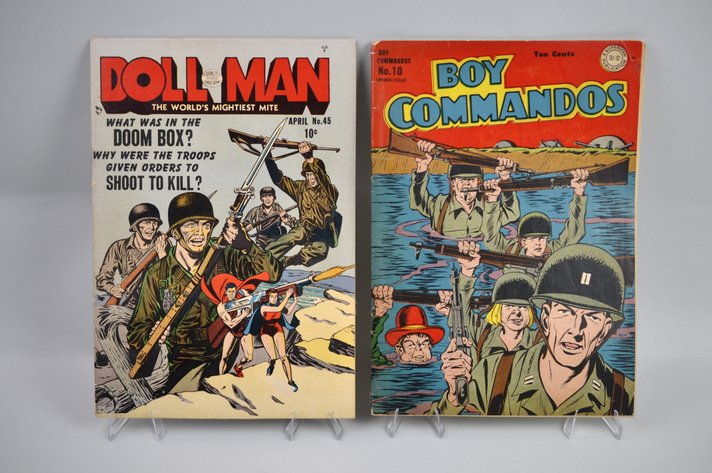 Doll Man & Boy Commandos Military Comics