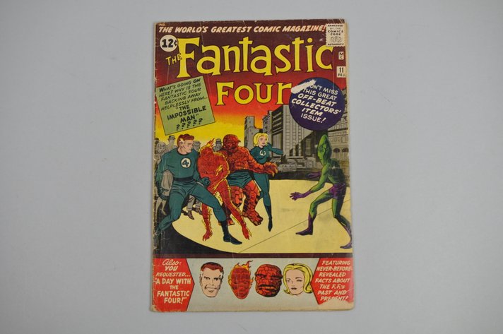 Marvel's The Fantastic Four #11 Comic 1963