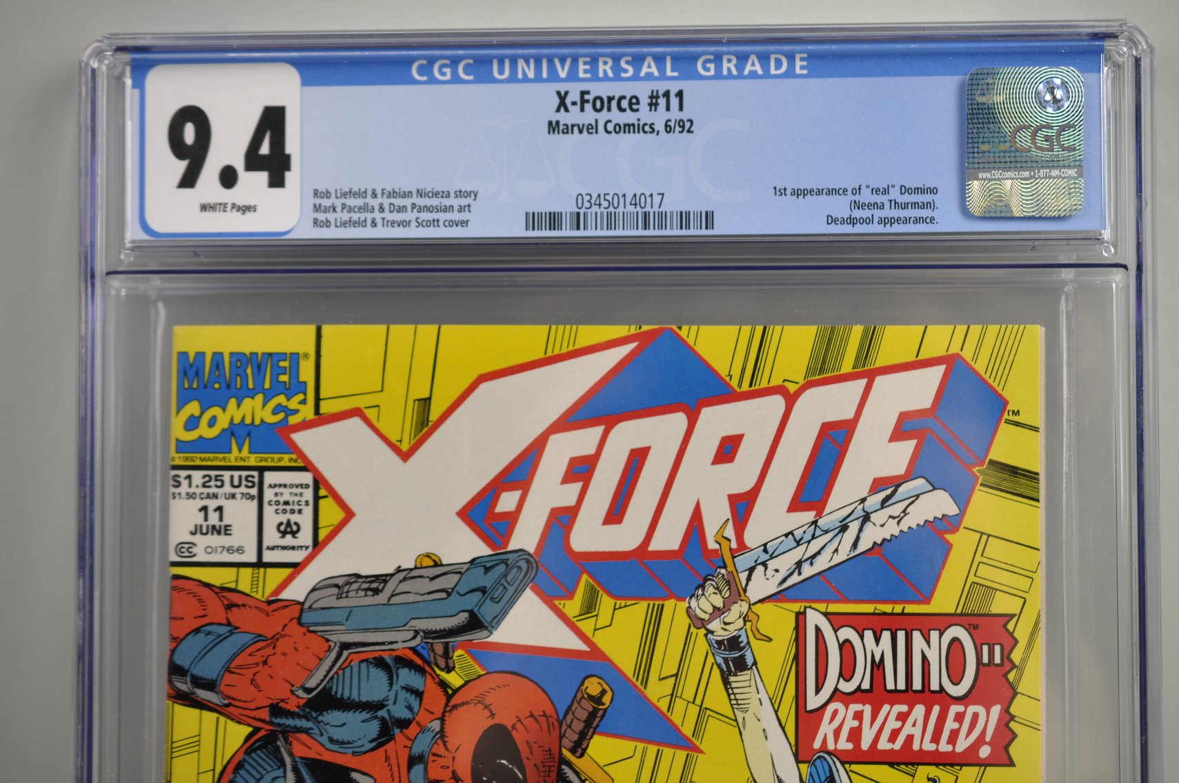 CGC Graded Marvel's X-Force #11 Comic