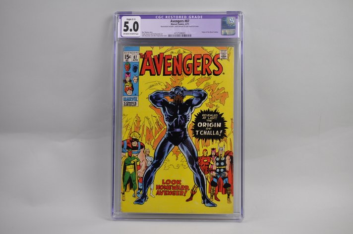 CGC Graded Marvel's The Avengers #87 Comic