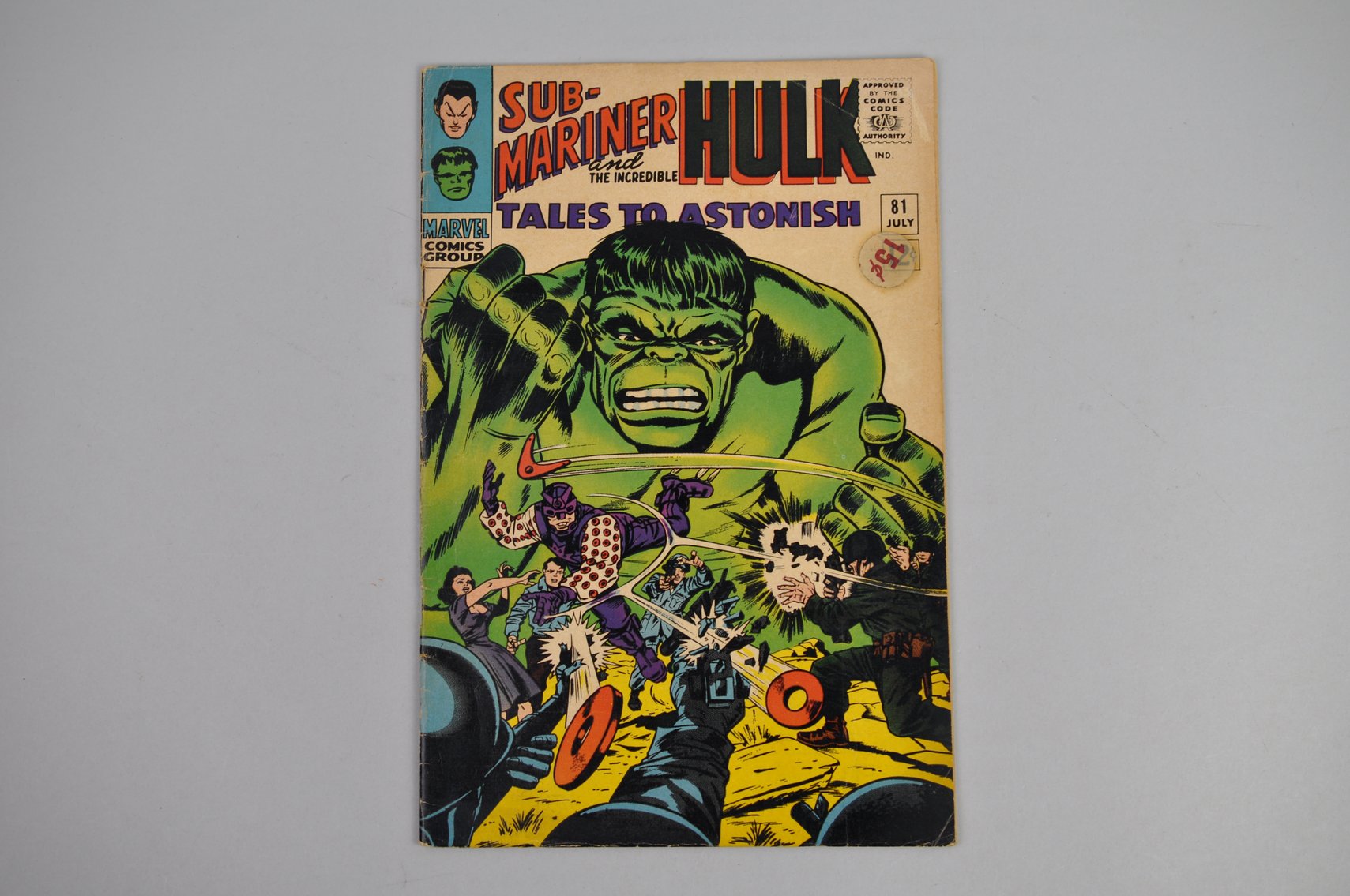 Sub-Mariner and Hulk Seven Marvel Comics
