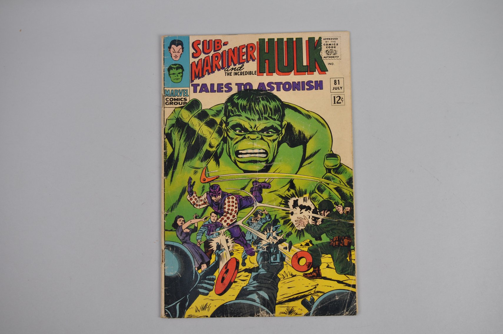 Sub-Mariner and Hulk Seven Marvel Comics