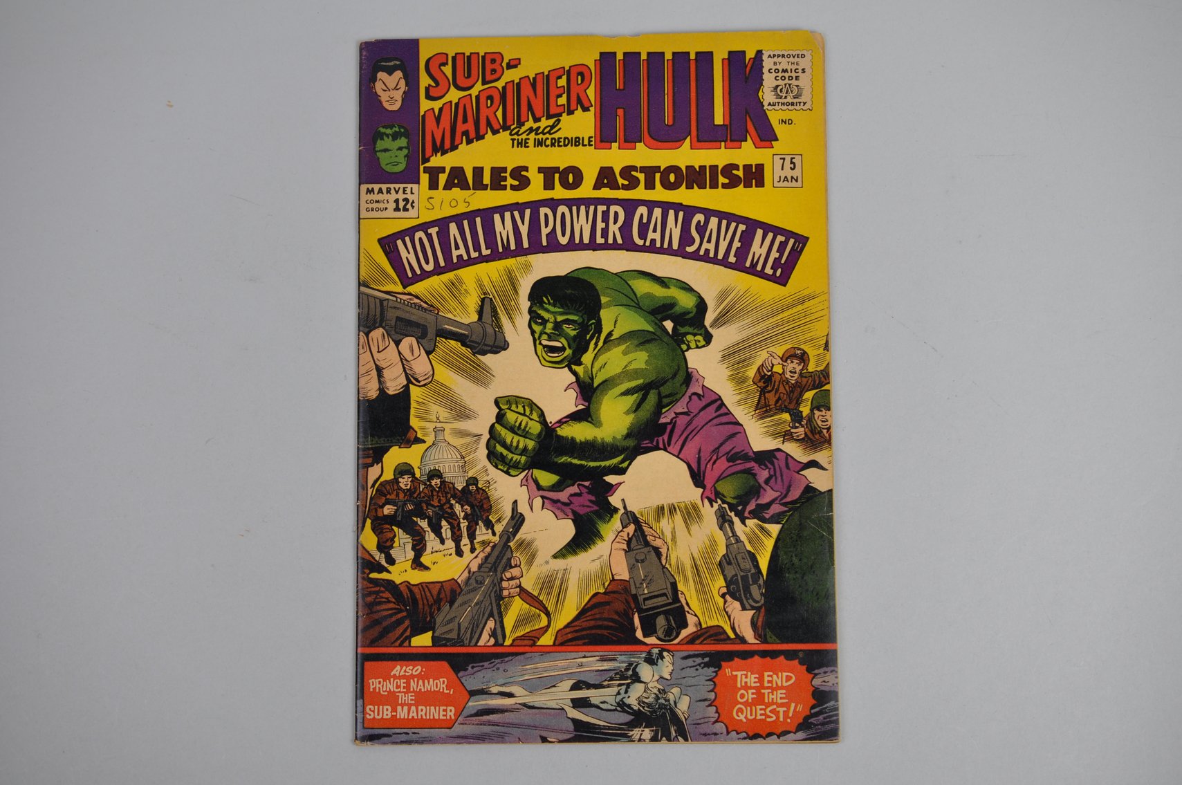 Sub-Mariner and Hulk Seven Marvel Comics