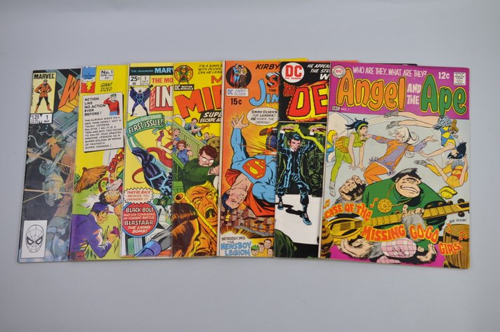 Marvel, DC, and Lightening Comics