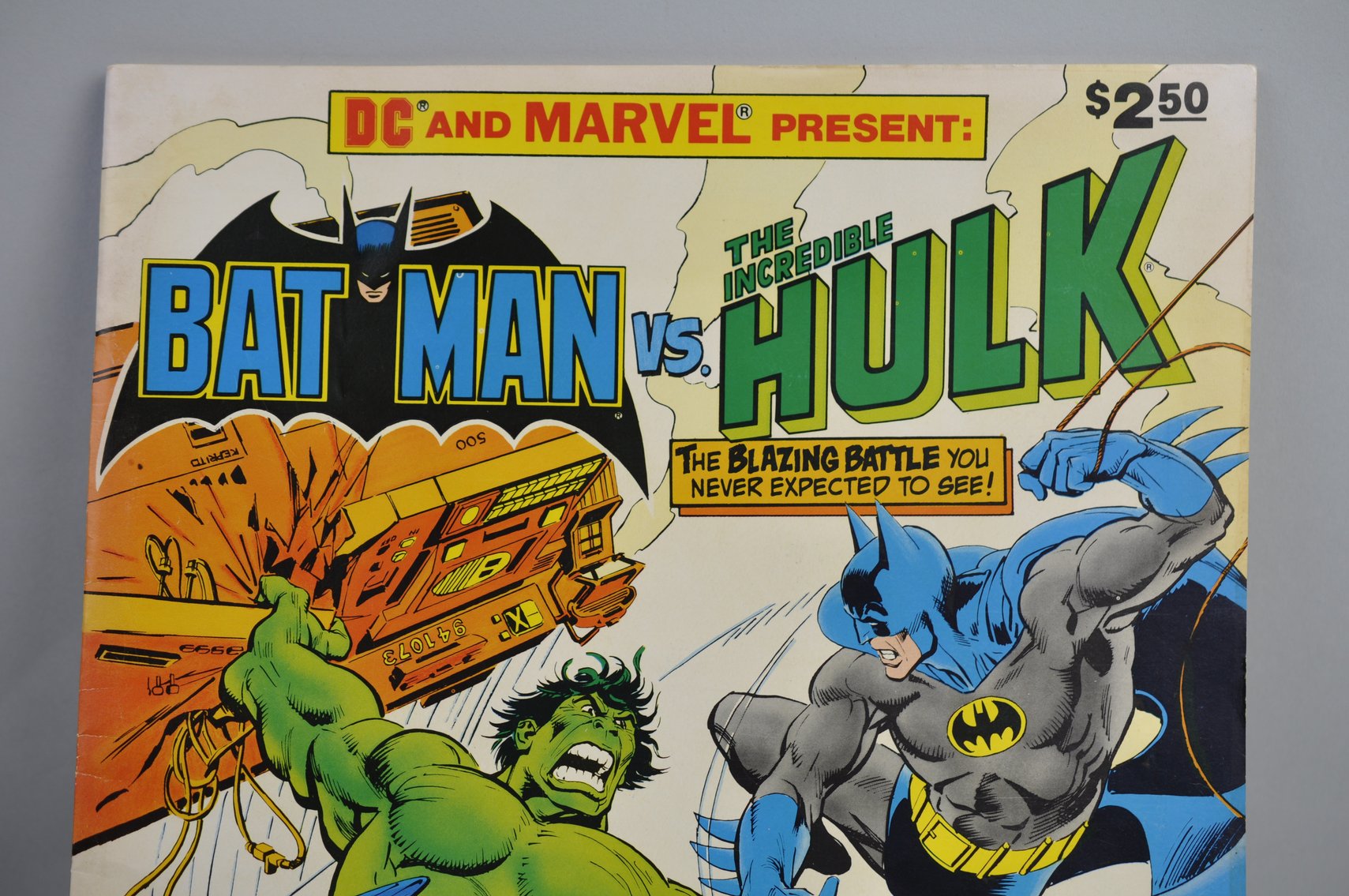 Bat Man vs the Incredible Hulk XL Comic