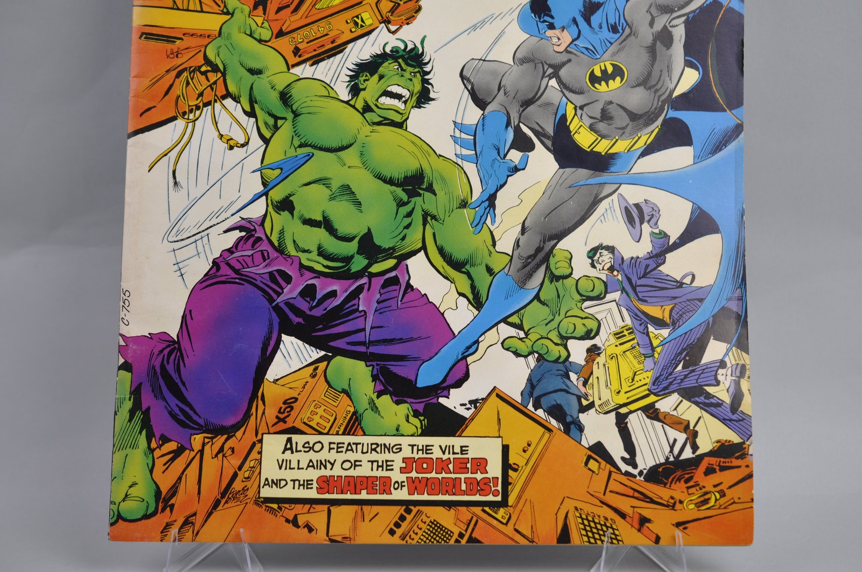 Bat Man vs the Incredible Hulk XL Comic