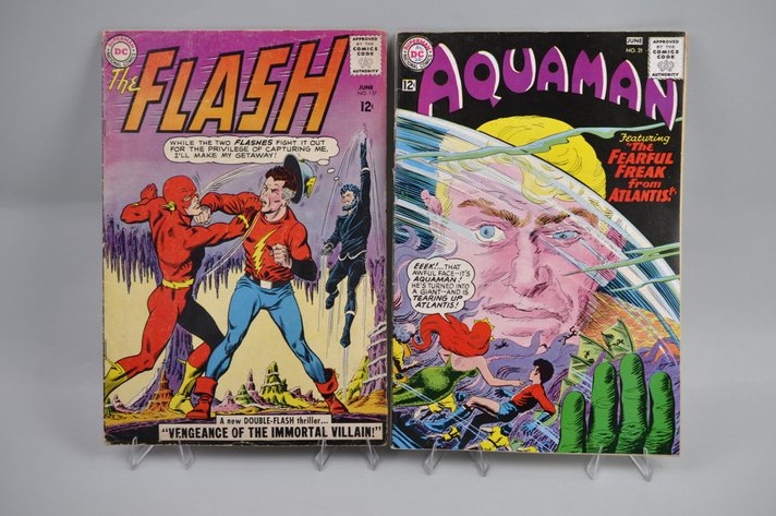 Aquaman and the Flash DC Comics 1960s