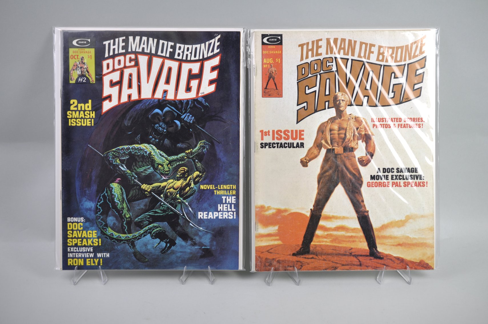 The Man of Bronze: Doc Savage Comic Set