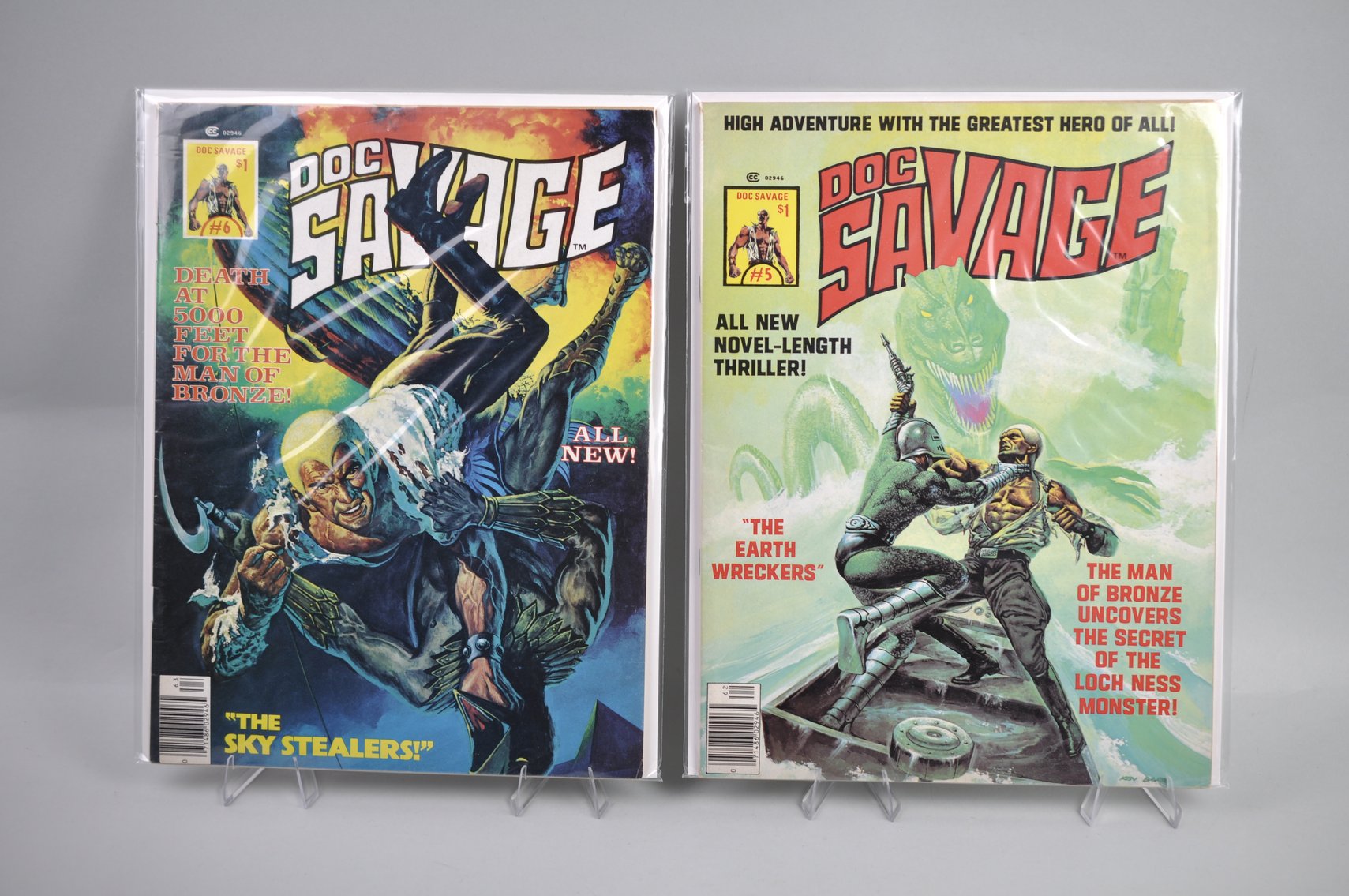 The Man of Bronze: Doc Savage Comic Set