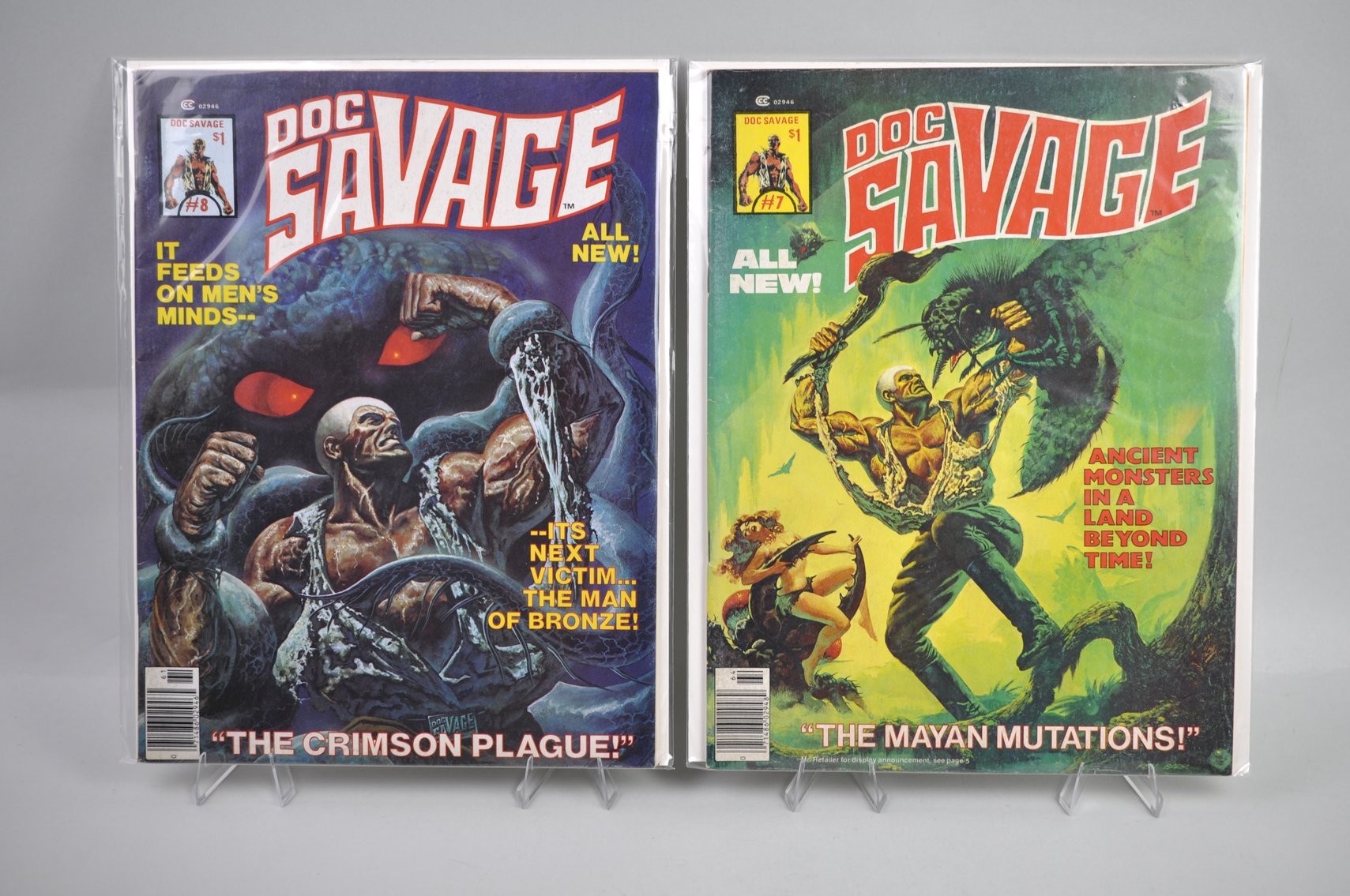 The Man of Bronze: Doc Savage Comic Set