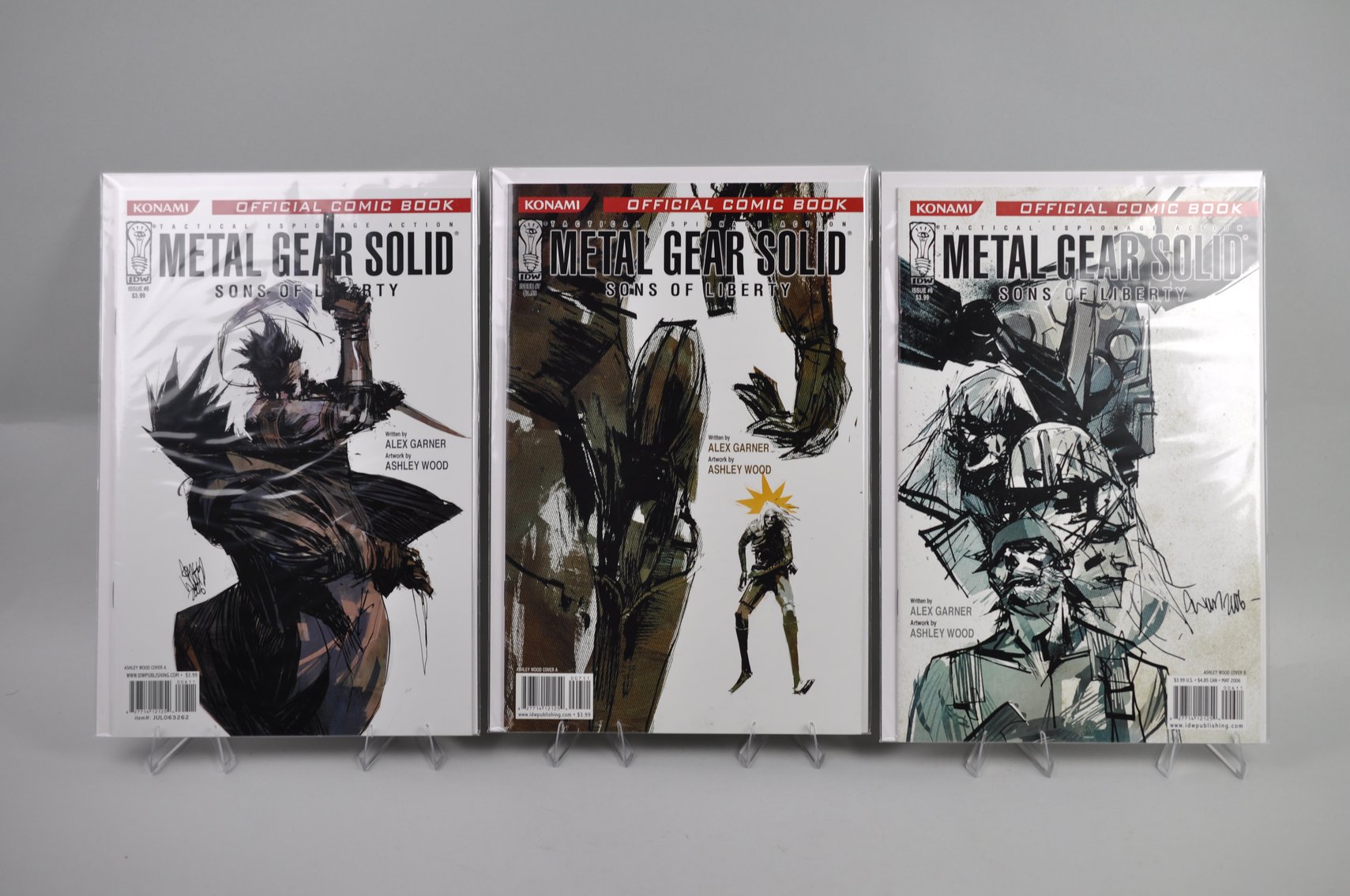 Metal Gear Solid Sons of Liberty Comic Set