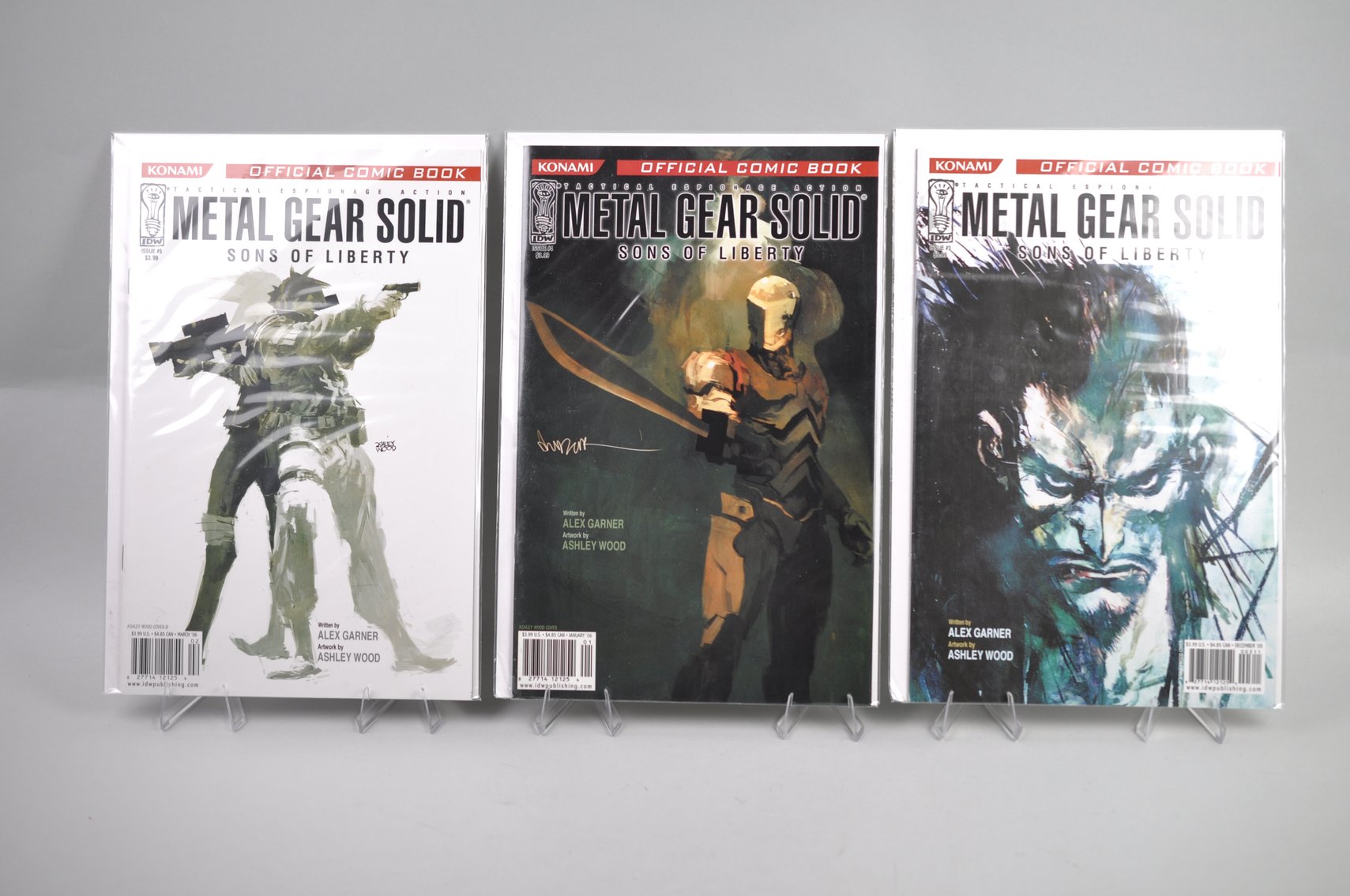 Metal Gear Solid Sons of Liberty Comic Set