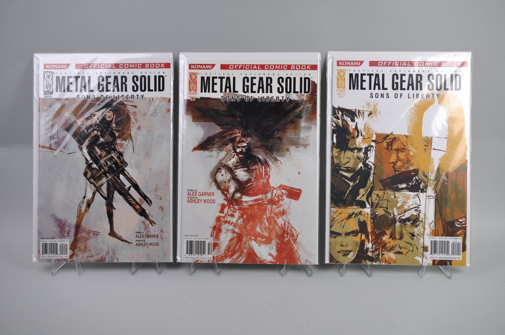 Metal Gear Solid Sons of Liberty Comic Set