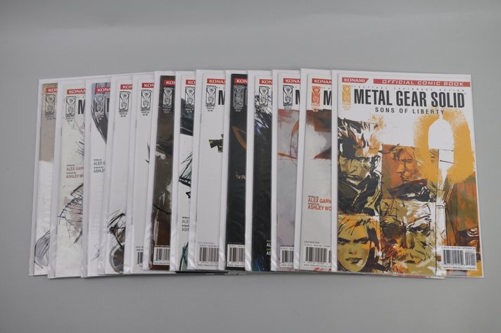 Metal Gear Solid Sons of Liberty Comic Set