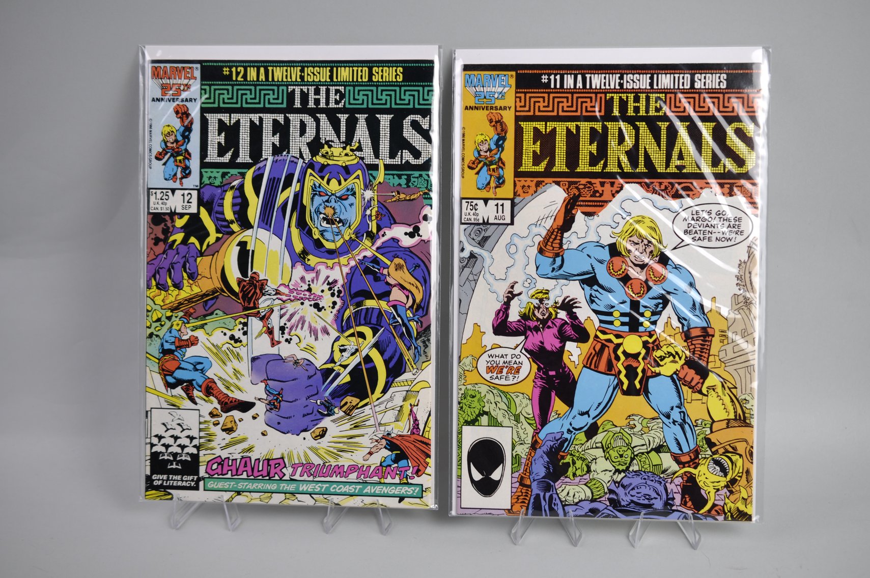 Marvel Hook and The Eternals Comics