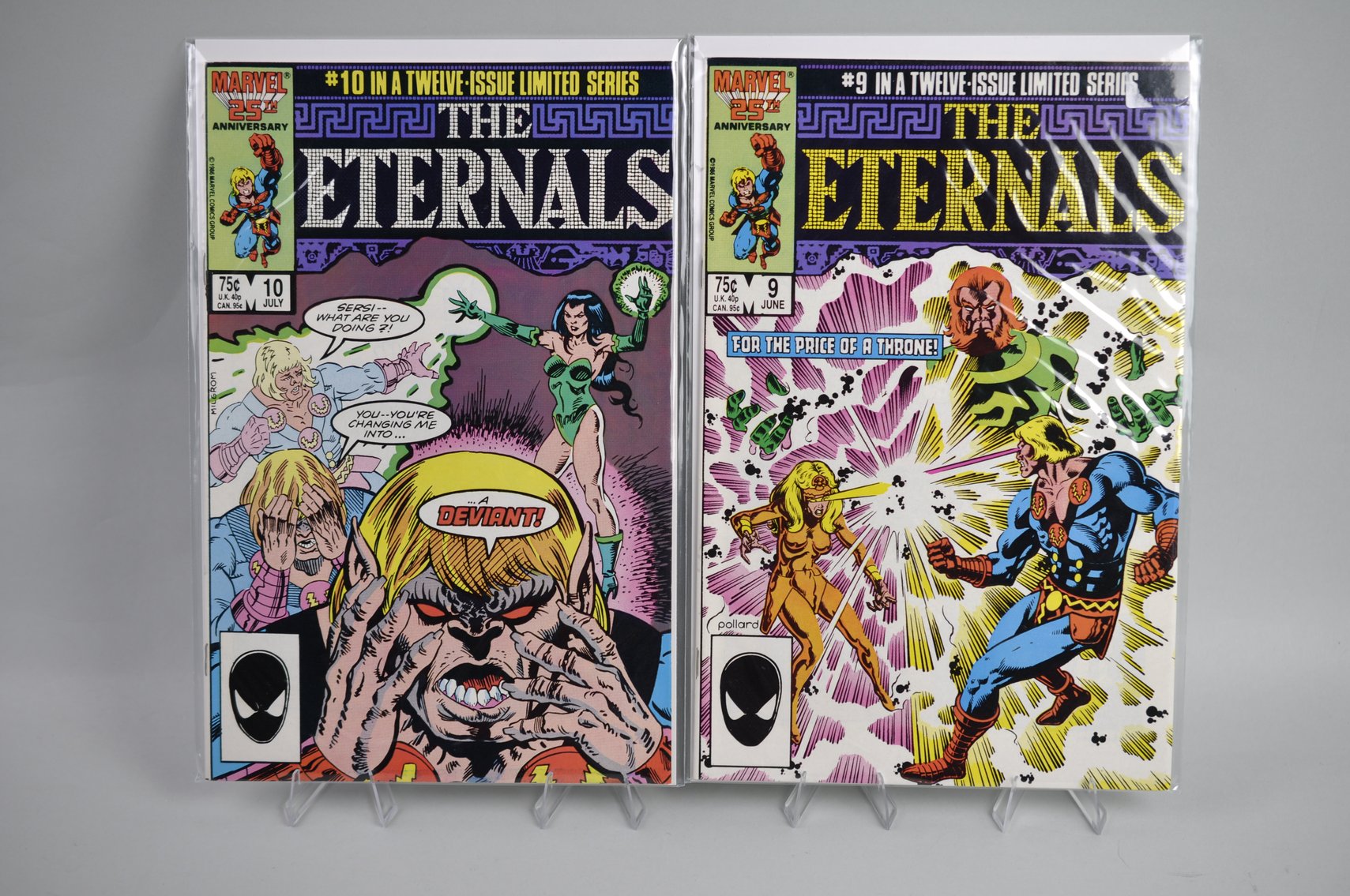 Marvel Hook and The Eternals Comics
