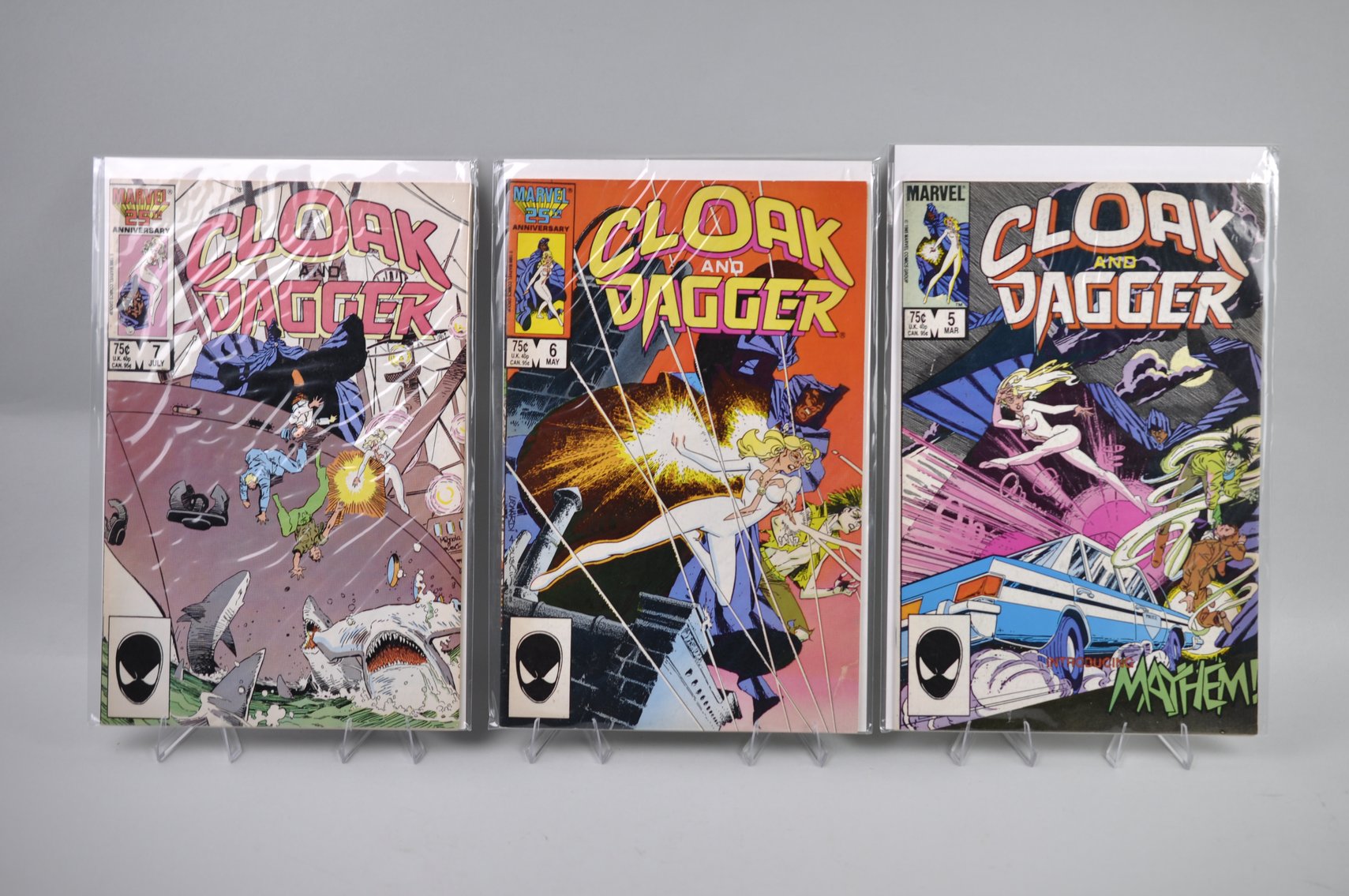 Cloak and Dagger & Conan Comic Sets